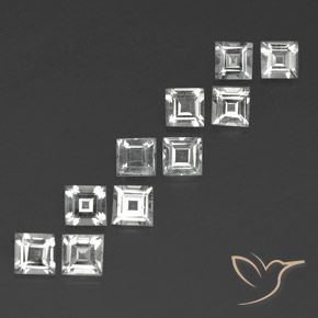 Shop natural 3.82ct クリアホワイト トパーズ gems, 四角形, from ブラジル at GemSelect. In stock, global shipping!