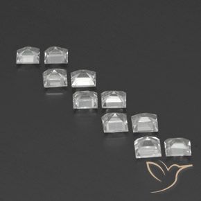 Shop natural 3.82ct クリアホワイト トパーズ gems, 四角形, from ブラジル at GemSelect. In stock, global shipping!