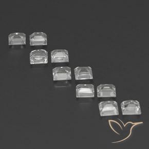 Shop natural 4.16ct クリアホワイト トパーズ gems, 四角形, from ブラジル at GemSelect. In stock, global shipping!