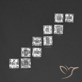 Shop natural 4.13ct クリアホワイト トパーズ gems, 四角形, from ブラジル at GemSelect. In stock, global shipping!