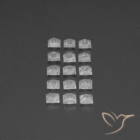 Shop natural 3.57ct クリアホワイト トパーズ gems, 四角形, from ブラジル at GemSelect. In stock, global shipping!