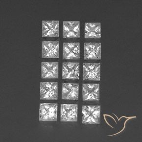 Shop natural 3.82ct ホワイト トパーズ gems, 四角形, from ブラジル at GemSelect. In stock, global shipping!