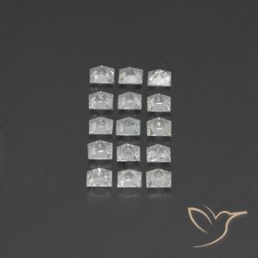 Shop natural 3.82ct ホワイト トパーズ gems, 四角形, from ブラジル at GemSelect. In stock, global shipping!