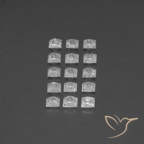 Shop natural 3.89ct クリアホワイト トパーズ gems, 四角形, from ブラジル at GemSelect. In stock, global shipping!