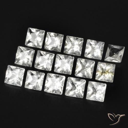 Shop natural 3.70ct クリアホワイト トパーズ gems, 四角形, from ブラジル at GemSelect. In stock, global shipping!