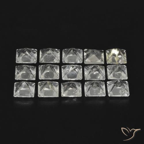 Shop natural 3.70ct クリアホワイト トパーズ gems, 四角形, from ブラジル at GemSelect. In stock, global shipping!