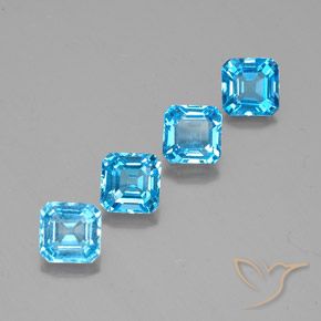 Shop natural 8.31ct スイスブルー トパーズ gems, 八角形 / エメラルドカット, from ブラジル at GemSelect. In stock, global shipping!