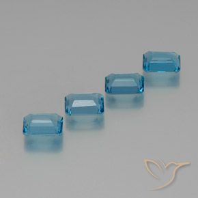 Shop natural 7.74ct スイスブルー トパーズ gems, 八角形 / エメラルドカット, from ブラジル at GemSelect. In stock, global shipping!