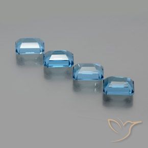 Shop natural 8.04ct スイスブルー トパーズ gems, 八角形 / エメラルドカット, from ブラジル at GemSelect. In stock, global shipping!