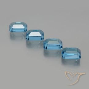 Shop natural 8.43ct スイスブルー トパーズ gems, 八角形 / エメラルドカット, from ブラジル at GemSelect. In stock, global shipping!