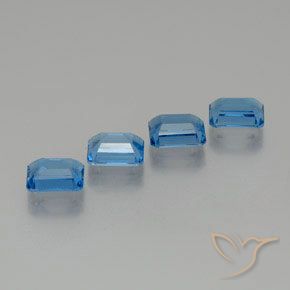 Shop natural 8.13ct スイスブルー トパーズ gems, 八角形 / エメラルドカット, from ブラジル at GemSelect. In stock, global shipping!