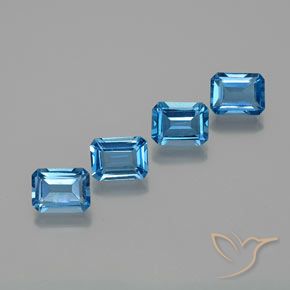 Shop natural 7.49ct スイスブルー トパーズ gems, 八角形 / エメラルドカット, from ブラジル at GemSelect. In stock, global shipping!