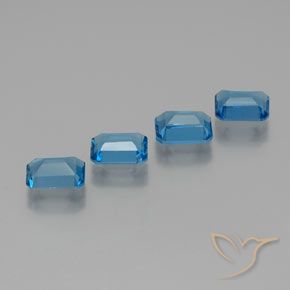 Shop natural 7.49ct スイスブルー トパーズ gems, 八角形 / エメラルドカット, from ブラジル at GemSelect. In stock, global shipping!