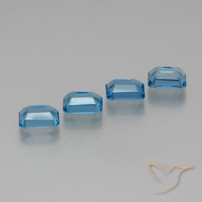 Shop natural 7.76ct スイスブルー トパーズ gems, 八角形 / エメラルドカット, from ブラジル at GemSelect. In stock, global shipping!