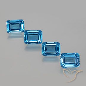 Shop natural 8.32ct スイスブルー トパーズ gems, 八角形 / エメラルドカット, from ブラジル at GemSelect. In stock, global shipping!