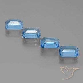 Shop natural 8.32ct スイスブルー トパーズ gems, 八角形 / エメラルドカット, from ブラジル at GemSelect. In stock, global shipping!