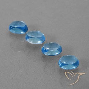 Shop natural 5.07ct スイスブルー トパーズ gems, 楕円形, from ブラジル at GemSelect. In stock, global shipping!