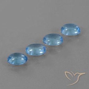 Shop natural 4.07ct スイスブルー トパーズ gems, 楕円形, from ブラジル at GemSelect. In stock, global shipping!