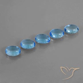 Shop natural 5.00ct スイスブルー トパーズ gems, 楕円形, from ブラジル at GemSelect. In stock, global shipping!