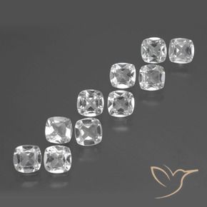Shop natural 4.17ct クリアホワイト トパーズ gems, クッション, from ブラジル at GemSelect. In stock, global shipping!