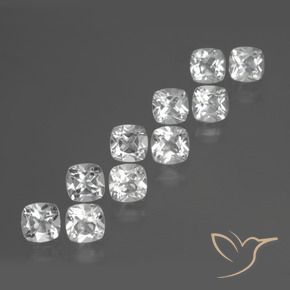 Shop natural 5.27ct ホワイト トパーズ gems, クッション, from ブラジル at GemSelect. In stock, global shipping!