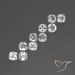Shop natural 4.66ct ホワイト トパーズ gems, クッション, from ブラジル at GemSelect. In stock, global shipping!