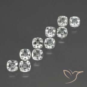Shop natural 4.69ct ホワイト トパーズ gems, クッション, from ブラジル at GemSelect. In stock, global shipping!