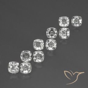 Shop natural 4.79ct ホワイト トパーズ gems, クッション, from ブラジル at GemSelect. In stock, global shipping!