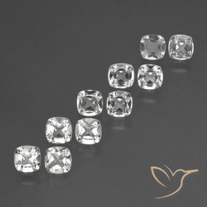 Shop natural 4.48ct クリアホワイト トパーズ gems, クッション, from ブラジル at GemSelect. In stock, global shipping!