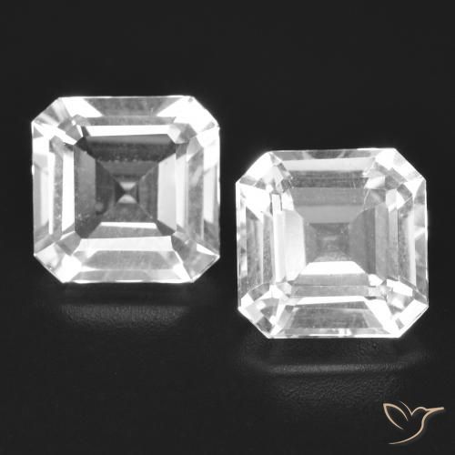 Shop natural 6.23ct クリアホワイト トパーズ gems, 八角形 / エメラルドカット, from ブラジル at GemSelect. In stock, global shipping!