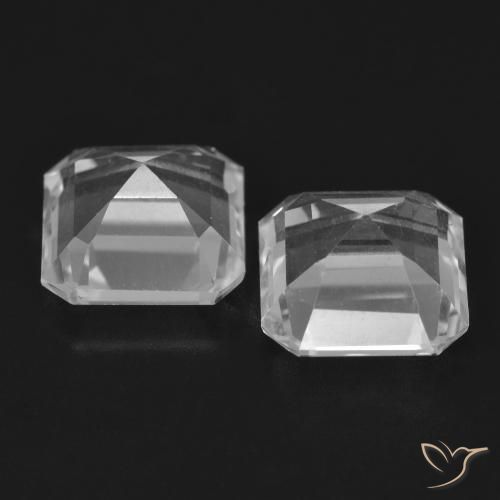 Shop natural 6.23ct クリアホワイト トパーズ gems, 八角形 / エメラルドカット, from ブラジル at GemSelect. In stock, global shipping!