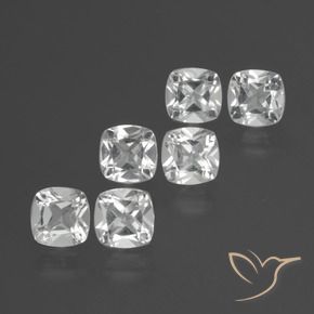 Shop natural 2.89ct ホワイト トパーズ gems, クッション, from ブラジル at GemSelect. In stock, global shipping!