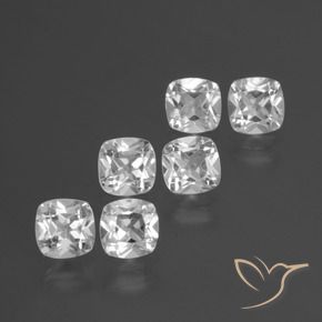 Shop natural 2.98ct ホワイト トパーズ gems, クッション, from ブラジル at GemSelect. In stock, global shipping!