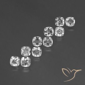 Shop natural 4.51ct クリアホワイト トパーズ gems, クッション, from ブラジル at GemSelect. In stock, global shipping!