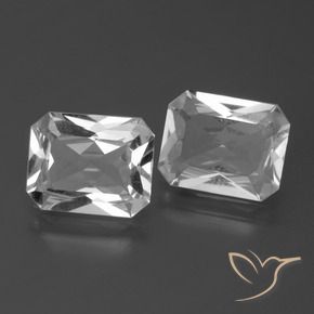 Shop natural 6.61ct クリアホワイト トパーズ gems, 八角形 / エメラルドカット, from ブラジル at GemSelect. In stock, global shipping!