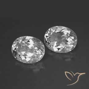 Shop natural 7.09ct クリアホワイト トパーズ gems, 楕円形, from ブラジル at GemSelect. In stock, global shipping!
