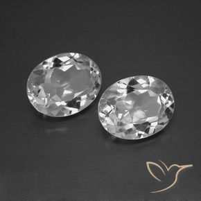 Shop natural 6.46ct クリアホワイト トパーズ gems, 楕円形, from ブラジル at GemSelect. In stock, global shipping!