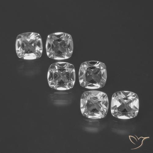 Shop natural 2.60ct クリアホワイト トパーズ gems, クッション, from ブラジル at GemSelect. In stock, global shipping!