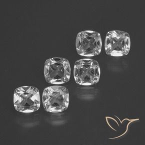 Shop natural 2.60ct クリアホワイト トパーズ gems, クッション, from ブラジル at GemSelect. In stock, global shipping!