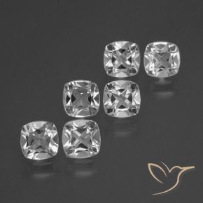 Shop natural 2.88ct クリアホワイト トパーズ gems, クッション, from ブラジル at GemSelect. In stock, global shipping!