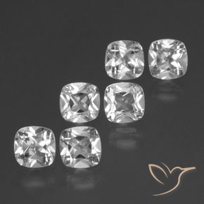 Shop natural 3.08ct クリアホワイト トパーズ gems, クッション, from ブラジル at GemSelect. In stock, global shipping!