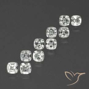 Shop natural 4.47ct クリアホワイト トパーズ gems, クッション, from ブラジル at GemSelect. In stock, global shipping!