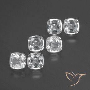 Shop natural 3.09ct ホワイト トパーズ gems, クッション, from ブラジル at GemSelect. In stock, global shipping!