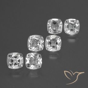 Shop natural 2.95ct クリアホワイト トパーズ gems, クッション, from ブラジル at GemSelect. In stock, global shipping!