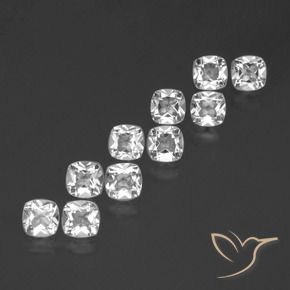 Shop natural 4.31ct クリアホワイト トパーズ gems, クッション, from ブラジル at GemSelect. In stock, global shipping!