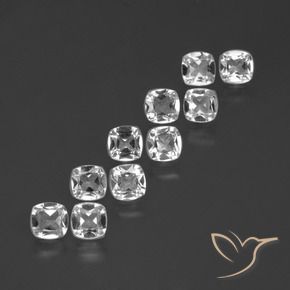 Shop natural 4.83ct クリアホワイト トパーズ gems, クッション, from ブラジル at GemSelect. In stock, global shipping!