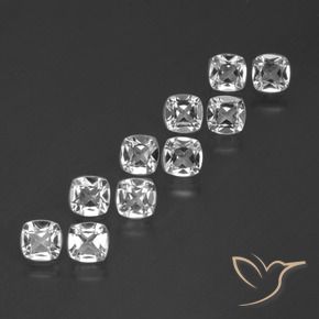 Shop natural 4.60ct クリアホワイト トパーズ gems, クッション, from ブラジル at GemSelect. In stock, global shipping!