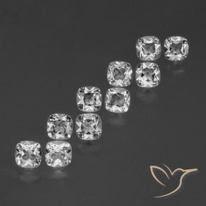 Shop natural 4.78ct クリアホワイト トパーズ gems, クッション, from ブラジル at GemSelect. In stock, global shipping!