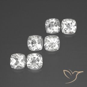 Shop natural 3.22ct ホワイト トパーズ gems, クッション, from ブラジル at GemSelect. In stock, global shipping!