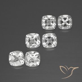 Shop natural 2.93ct ホワイト トパーズ gems, クッション, from ブラジル at GemSelect. In stock, global shipping!